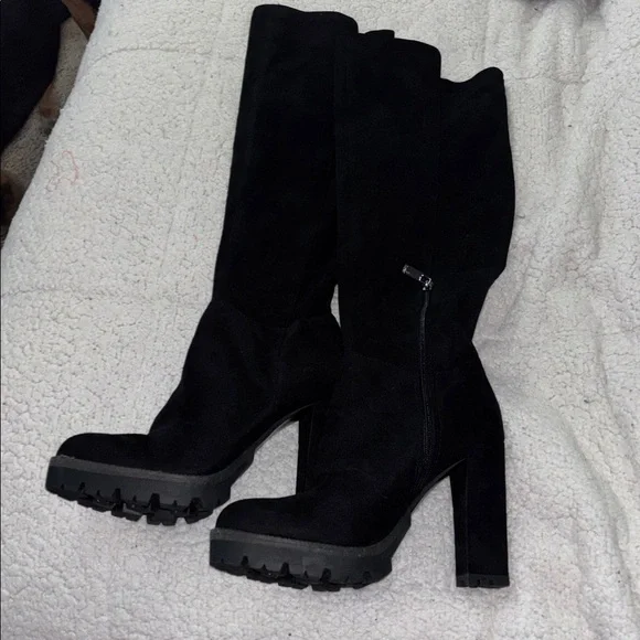 jlo 🆕 Jennifer Lopez-stretchy harlie-over-the-knee-boots black size 10